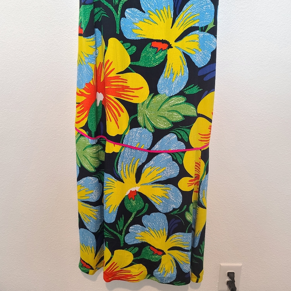 Anthropologie Maeve Nikoleta Tropical Floral Maxi Dress - Picture 5 of 10